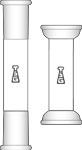 Adapter, Connecting, Straight, Outer or Socket Joint w/ Outer or Socket Joint